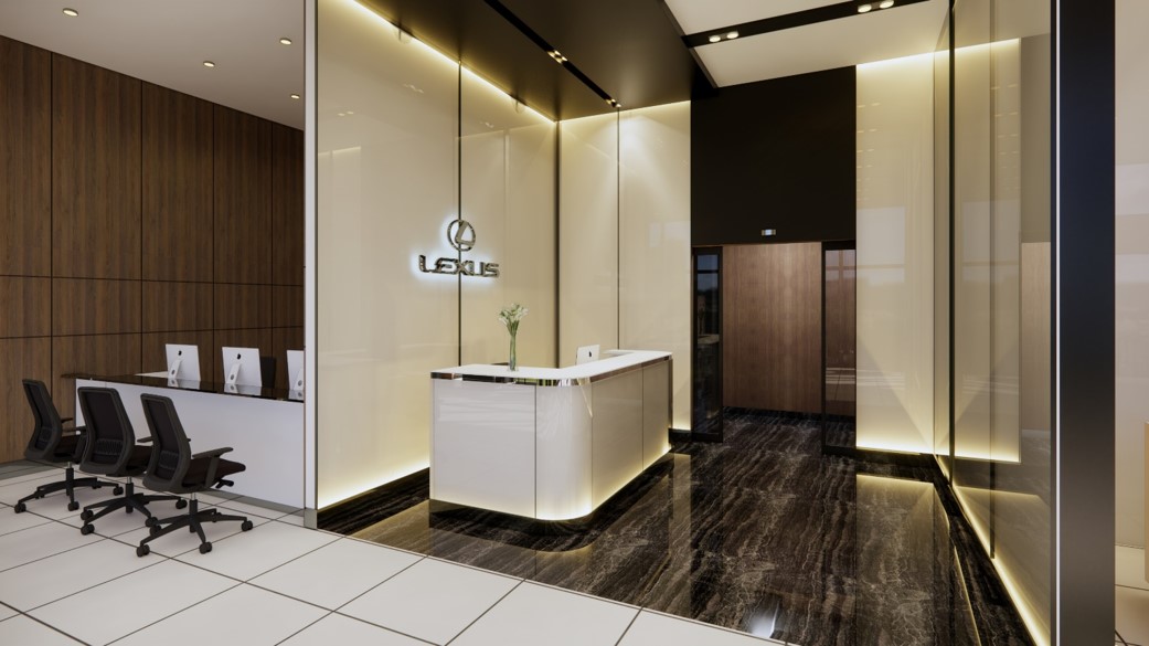 LEXUS LOUNGE interior design project