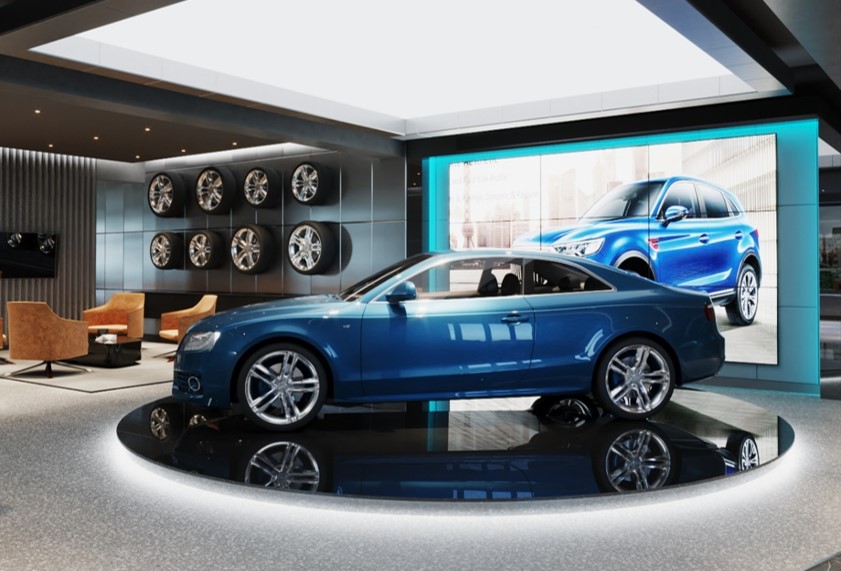 FAW showroom interior design project