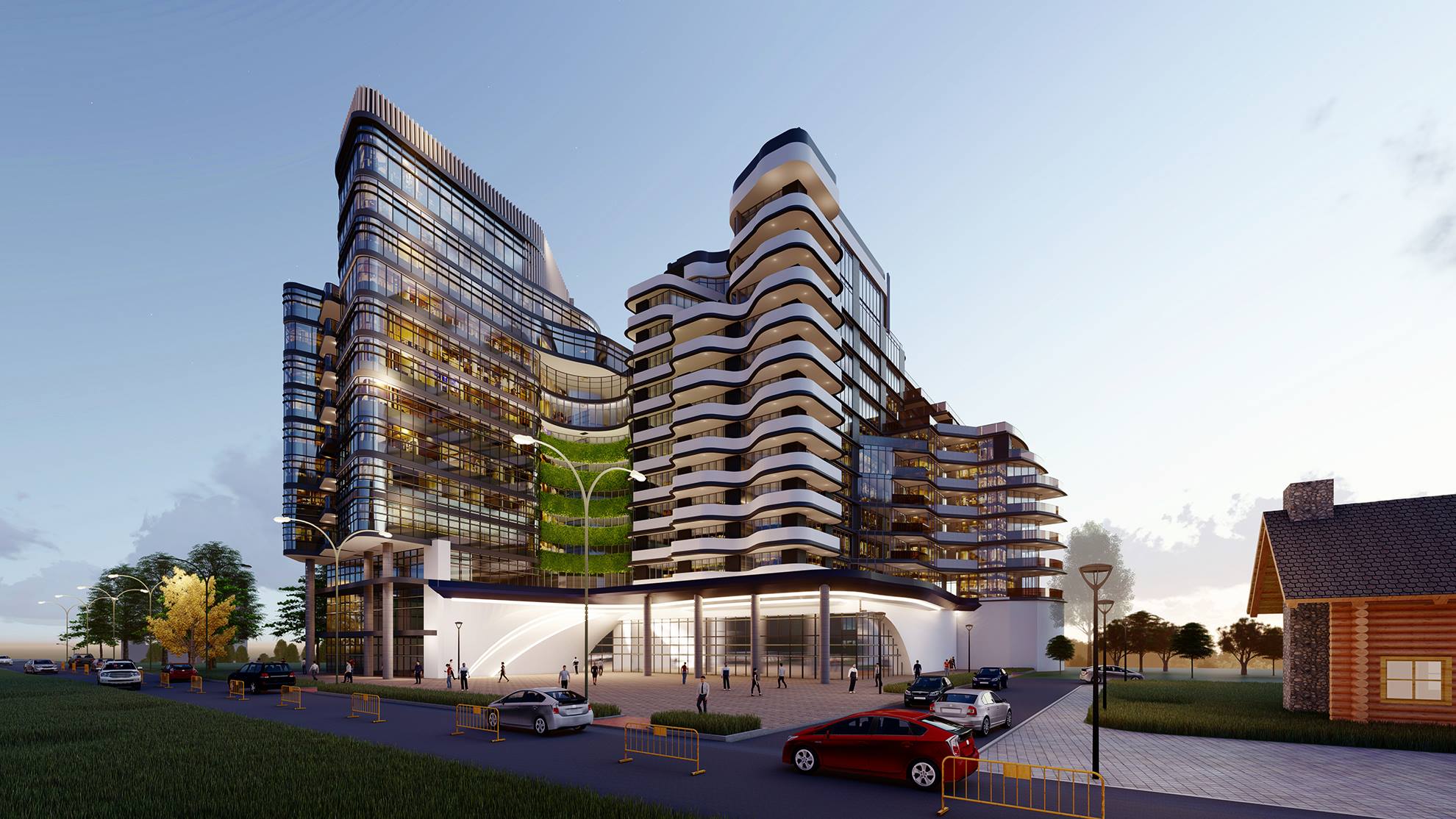 Zaisan Mixed Use Builing project