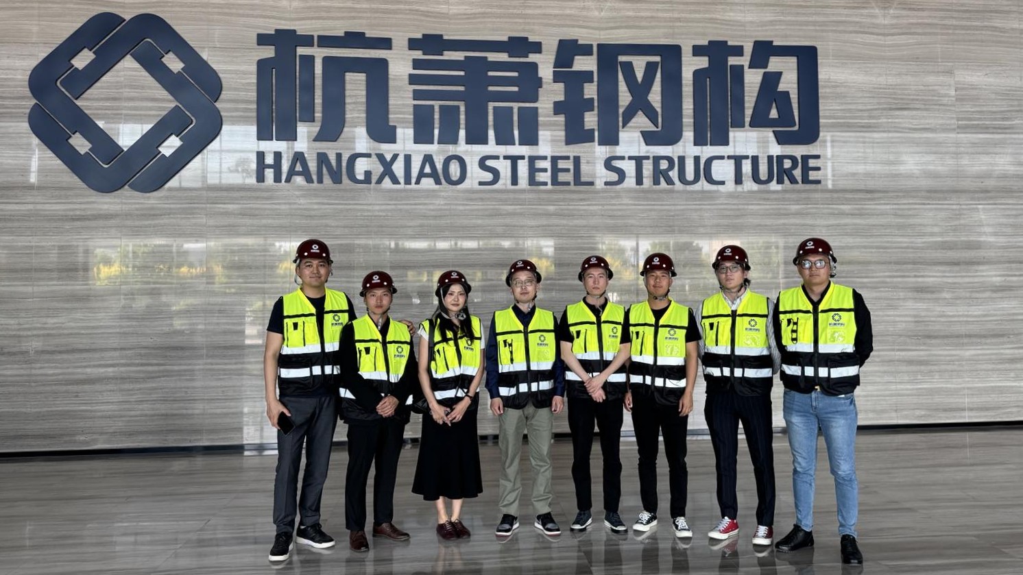 Structural Team organized technical visit to Hangxiao Steel Structure company in China