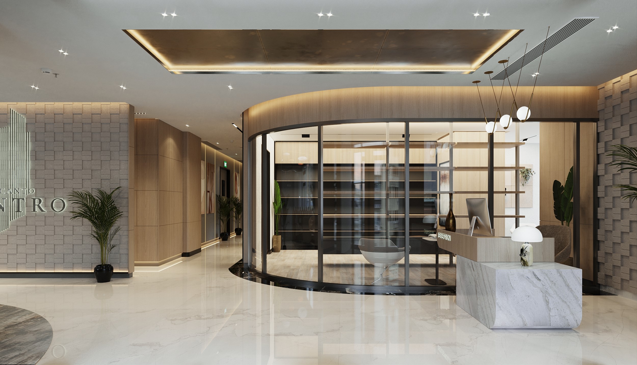 Encanto Centro Lobby Interior