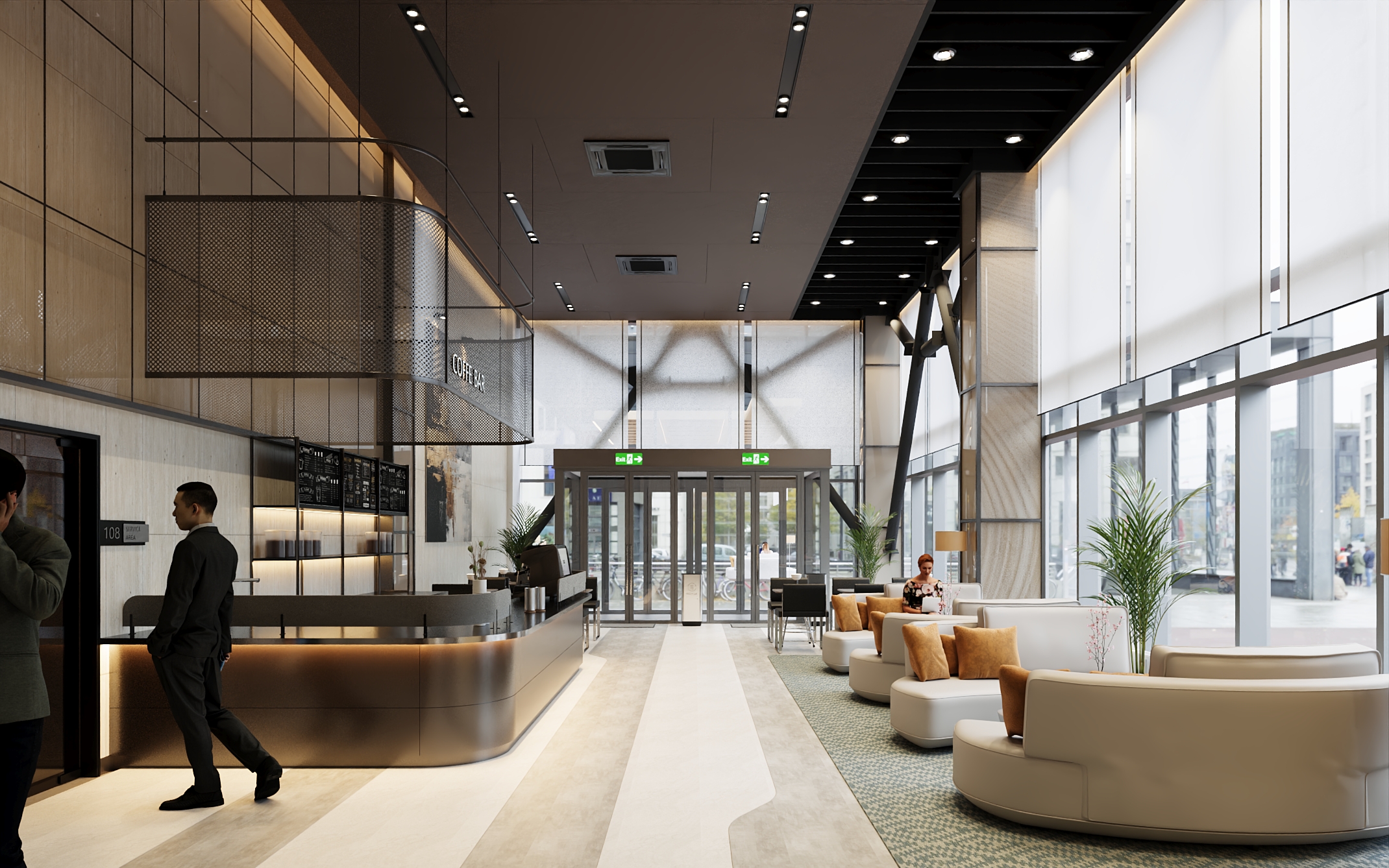 Toyota 8-Storey Commercial Center Interior