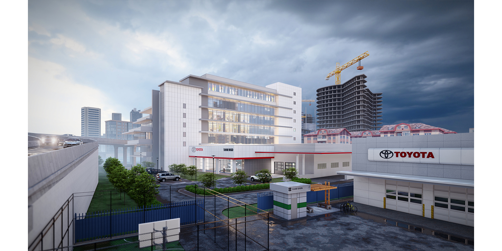 TOYOTA 8-floor building