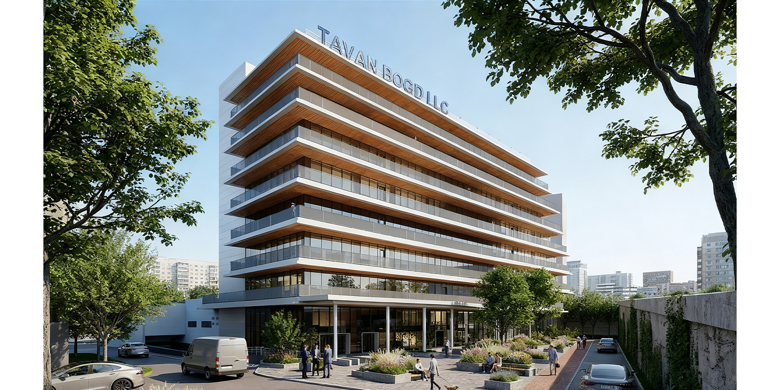 TOYOTA 8-floor building